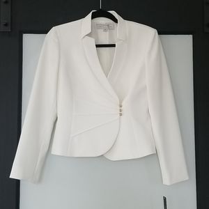 NWT Tahari ASL White Dress Blazer